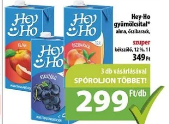 Hey Ho gyümölcsital 1l