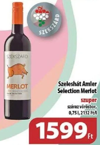 Coop Szeleshát Amler Selection Merlot 0,75l ajánlat