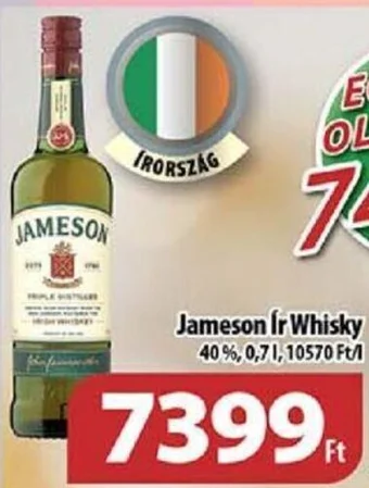 Coop Jameson Ir Whisky 40%, 0,7l ajánlat