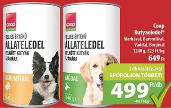 Coop Coop Kutyaeledel 1240 g ajánlat