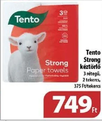 Coop Tento Strong kéztörlő ajánlat