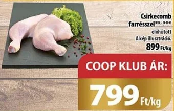 Coop Csirkecomb farrésszel ajánlat