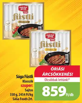 Coop Sága Füstli 350 g ajánlat