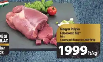 Coop Magyar Pulyka Felsőcomb filé 1 kg ajánlat