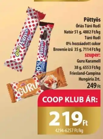 Coop Pöttyös 35 - 51 g ajánlat