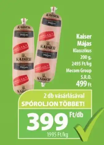 Coop Kaiser Májas 200 g ajánlat