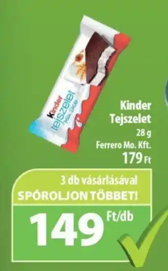 Coop Kinder Tejszelet 28 g ajánlat