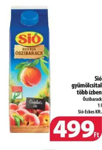 Coop Sió gyümölcsital több ízben 1 l ajánlat