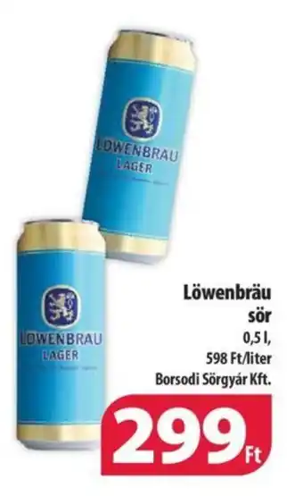 Coop Löwenbräu sör 0,5 l ajánlat