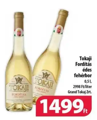 Coop Tokaji Fordítás édes fehérbor 0,5 l ajánlat