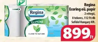 Coop Regina Ecoring eü. papír 8 tekercs ajánlat