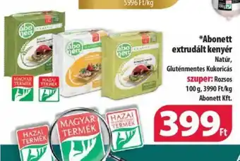 Coop Abonett extrudált kenyér 100 g ajánlat