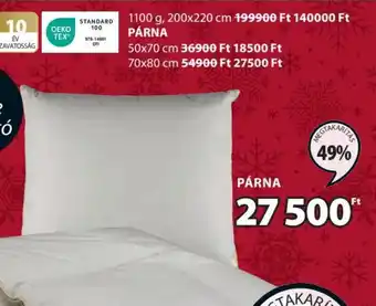 JYSK PÁRNA 1 db ajánlat
