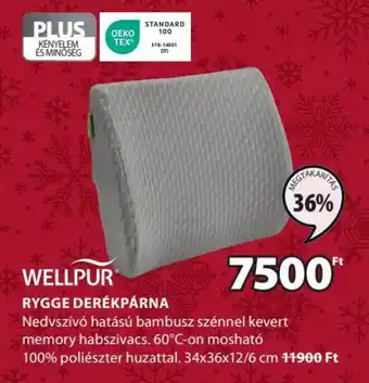 JYSK WELLPUR RYGGE DERÉKPÁRNA 1 db ajánlat