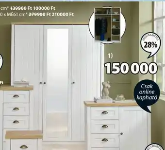 JYSK MARKSKEL SOROZAT Ruhásszekrény 1 db ajánlat