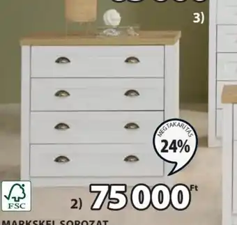 JYSK MARKSKEL SOROZATKomód, 4 fiókos 1 db ajánlat