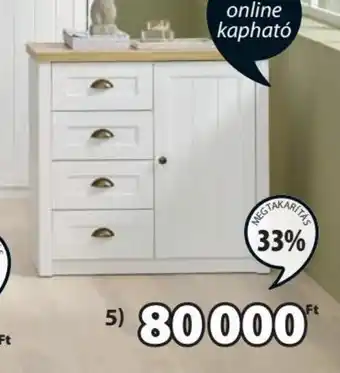 JYSK MARKSKEL SOROZAT Komód, 4 fiókos 1 db ajánlat
