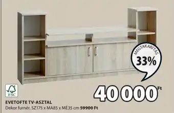 JYSK EVETOFTE TV-ASZTAL 1 db ajánlat