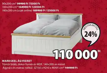 JYSK MARKSKEL ÁGYKERET 1 db ajánlat
