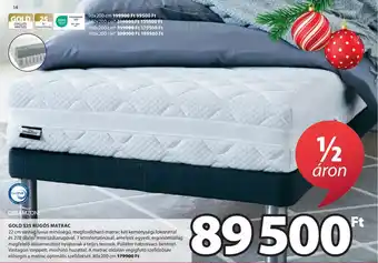 JYSK DREAMZONE GOLD S25 RUGÓS MATRAC 1 db ajánlat
