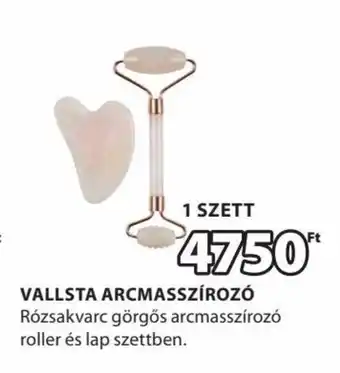 JYSK VALLSTA ARCMASSZÍROZÓ 1 szett ajánlat