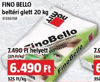 FINO BELLO beltéri glett 20 kg