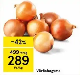 Tesco Vöröshagyma kg ajánlat