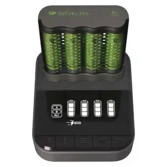 Gp pro akkumulátor töltő p461+4xaa recyko 2700mah+ dokkoló
