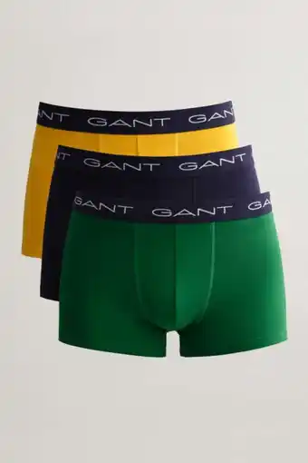 Gant Alsónemű gant trunk 3-pack zöld ajánlat