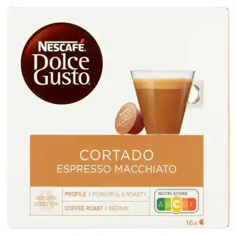 Nescafé dolce gusto cortado espresso macchiato kávékapszula 16 db - 100 g