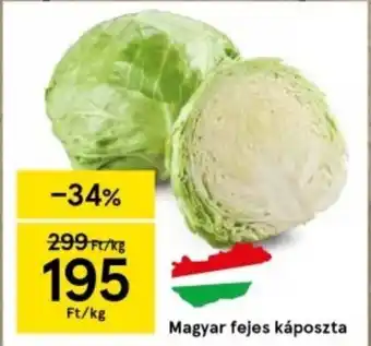 Tesco Magyar fejes káposzta 1kg ajánlat