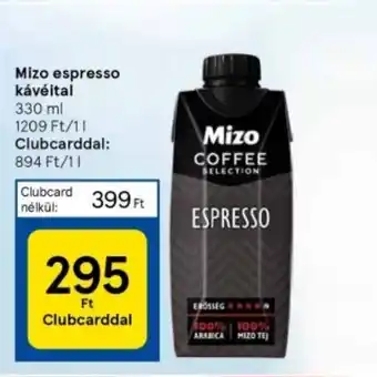 Tesco Mizo espresso kávéital 330 ml ajánlat