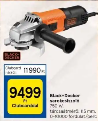 Tesco Black Decker sarokcsiszoló 750 W ajánlat