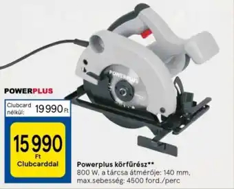 Tesco Powerplus körfűrész ajánlat