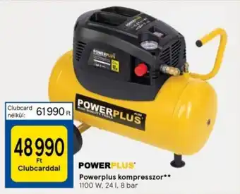 Tesco Powerplus kompresszor ajánlat