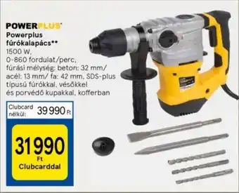 Tesco Powerplus fúrókalapács ajánlat
