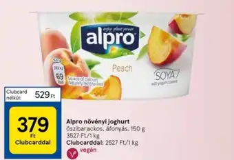 Tesco Alpro növényi joghurt 150 g ajánlat