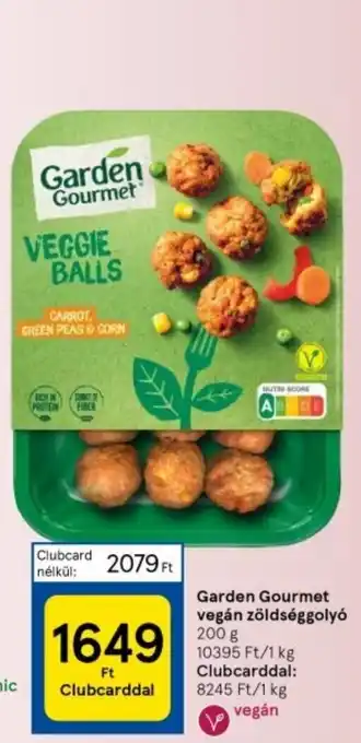 Tesco Garden Gourmet vegán zöldséggolyó 200 g ajánlat