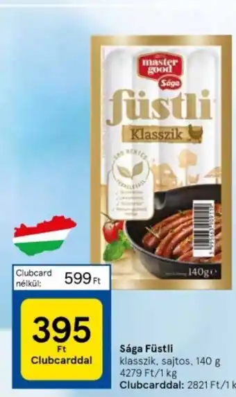 Tesco Sága Füstli 140g ajánlat