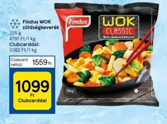 Tesco Findus WOK zöldségkeverék 325g ajánlat