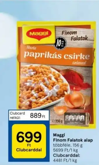 Tesco Maggi Finom Falatok alap 156 g ajánlat