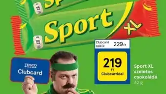 Tesco Sport XL szeletes csokoládé 42 g ajánlat