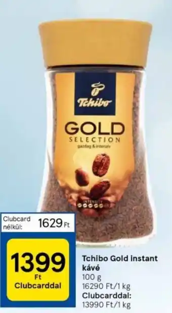 Tesco Tchibo Gold instant kávé 100g ajánlat
