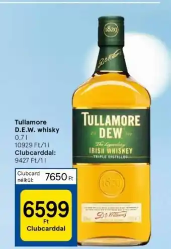 Tullamore D.E.W. whisky 0,7l