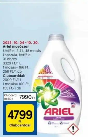 Tesco Ariel mosószer 2,4l ajánlat