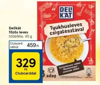 Tesco Delikát főzős leves 40 g ajánlat
