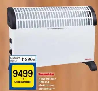 Tesco Hausmeister elektromos konvektor ajánlat
