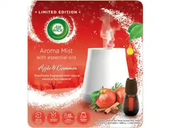 Air wick aroma diffúzor készülék + alma és fahéj 20ml utántöltő