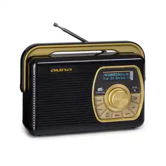 Klarstein Auna buddy digitális rádió dab / dab+ / ukw bluetooth 5.0 aux 1ah elem mobil retro ajánlat