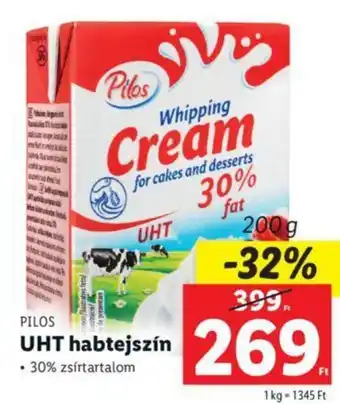 Lidl PILOS UHT habtejszín 200 g ajánlat